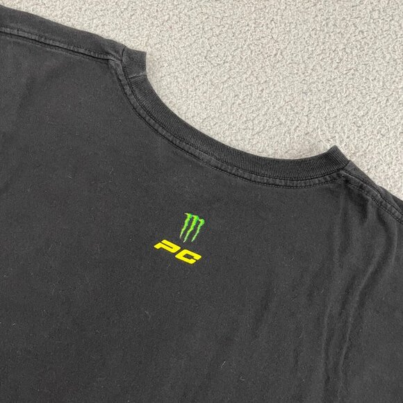 Monster Energy Shirt Men XXL Black Pro Circuit Motorcross Short Sleeve Tee - Picture 2 of 9